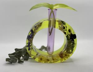 Floral Bud Vase/Propagation Station- Round