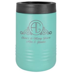 Stainless Steel Vacuum Insulated Beverage Holder Teal