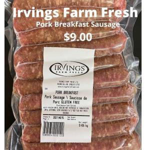 Irvings Farm Fresh Pork Breakfast Sausage
