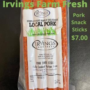Irvings Farm Fresh Pork Snack sticks