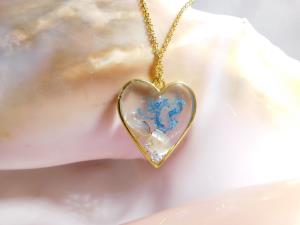 Beachy Heart Necklace - Gold