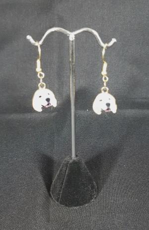 Dog theme earrings