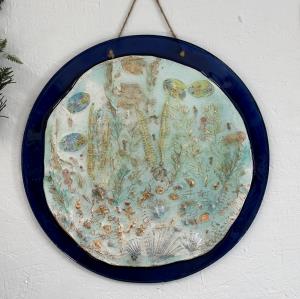 "Under the Sea" Portal Resin Art - Plaster Impression #3