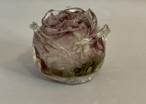 Rose Decor/Paperweight - A Touch of Pink