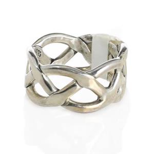 Sterling Silver Carved Band - 9mm