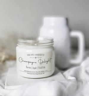 Champagne Delight - Scented Soy Candle