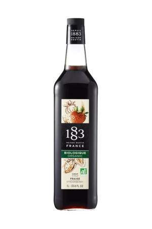 1883 Organic Strawberry Syrup 1L