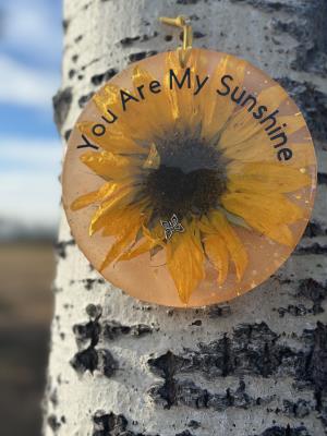 You Are My Sunshine - Wall Decor - #2 Silver Butterfly