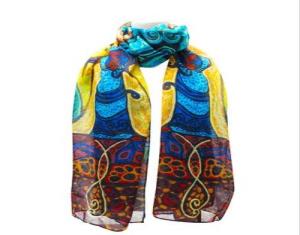 Leah Dorion Strong Earth Woman Artist Scarf