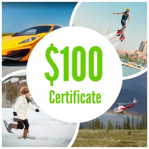 Epic Experiences $100 Gift Certificate