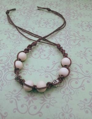Hemp Bracelet with Wooden Beads