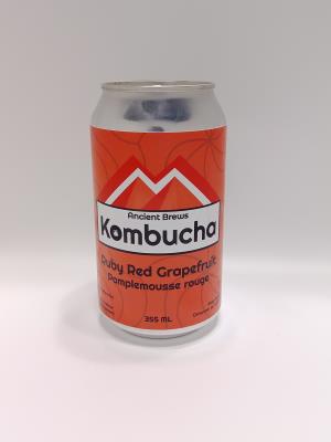 Ruby Red Grapefruit Kombucha - 24 Pack