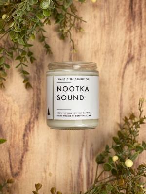 Nootka Sound 8oz Coconut Soy Candle