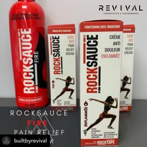 ROCKSAUCE FIRE 89ML - HOT PAIN RELIEF AND TAPE PREP