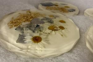Coaster Set - Creamy Florals
