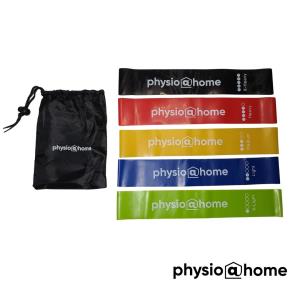 Physio@Home- Mini Loop Resistance Bands 5-Pack