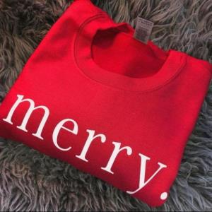 Merry crewneck sweatshirt
