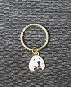 Dog theme key ring