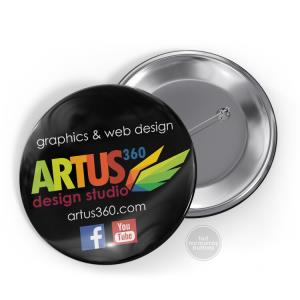 Custom 3.5" Pin with your Company Logo - Bulk 500