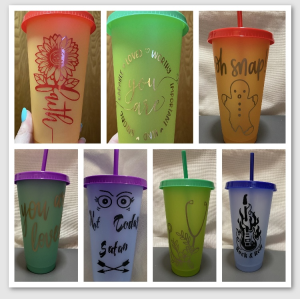 Colour changing Cups